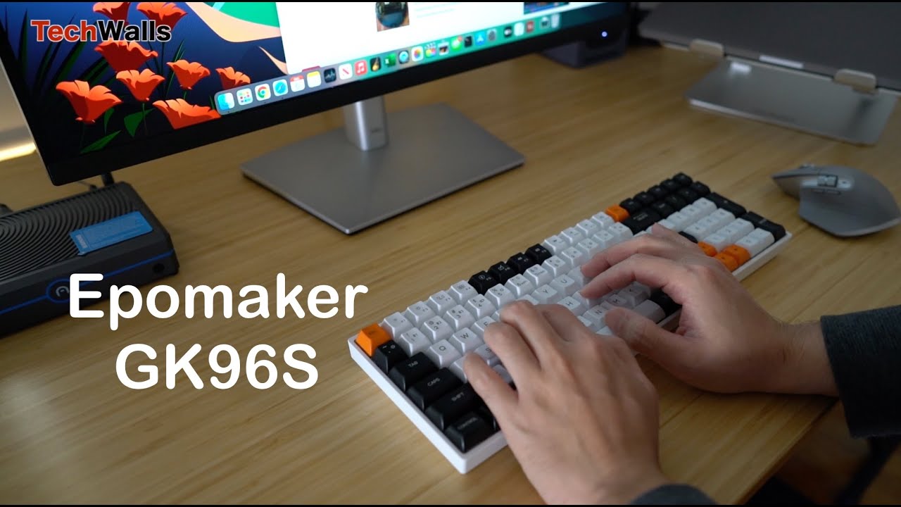Epomaker GK96S Wireless Mechanical Keyboard - Unboxing & Typing Sound Test