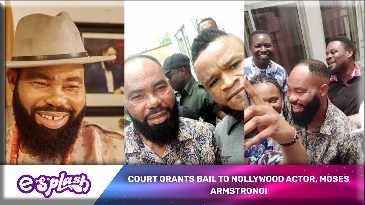 (VIDEO) Mixed Reactions As Court Grants Bail To Nollywood Actor, Moses Armstrong