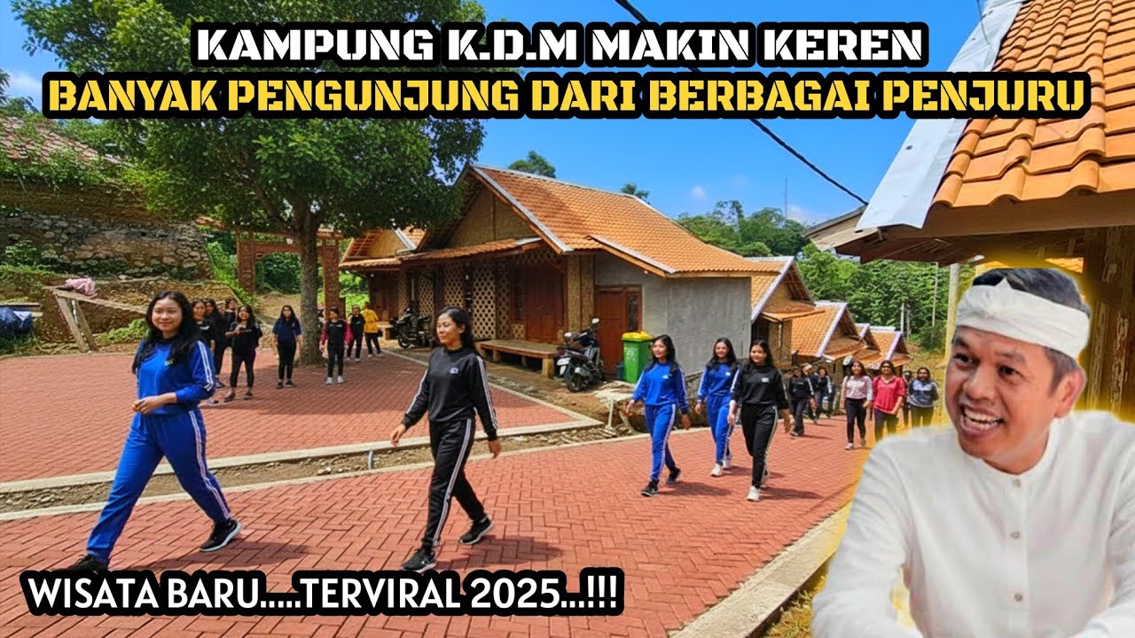 INDONESIA DIBIKIN MELONGO...! Kampung K.D.M Paling Keren Se-indonesia Menjadi Wisata Baru
