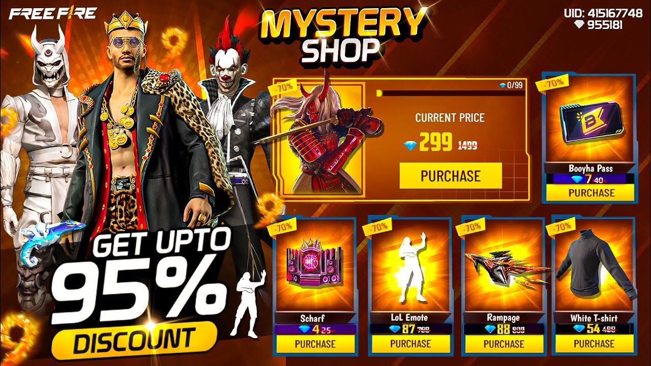 JUNE MYSTERY SHOP DISCOUNT EVENT CONFIRM DATE || DISCOUNT EVENT FREE FIRE || FREE FIRE NEW EVENT
