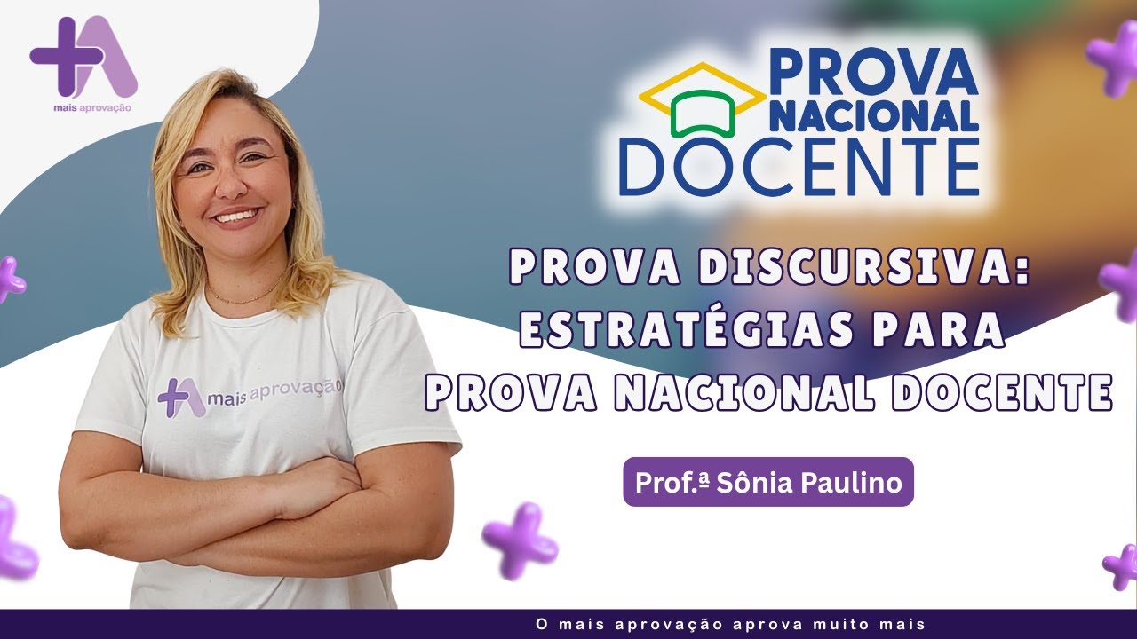 Prova Discursiva: Estrat&eacute;gias para Prova Nacional Docente