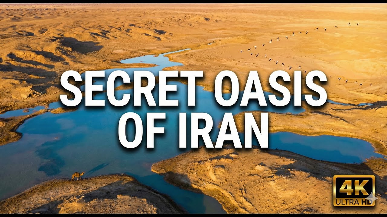 Relaxing 4K Drone Footage: The Silence of Salehieh Lagoon