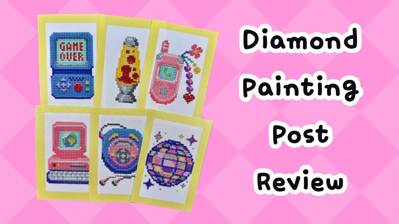 90s mini dazzles by diamond art club | post review + a closer look at special drills!!!