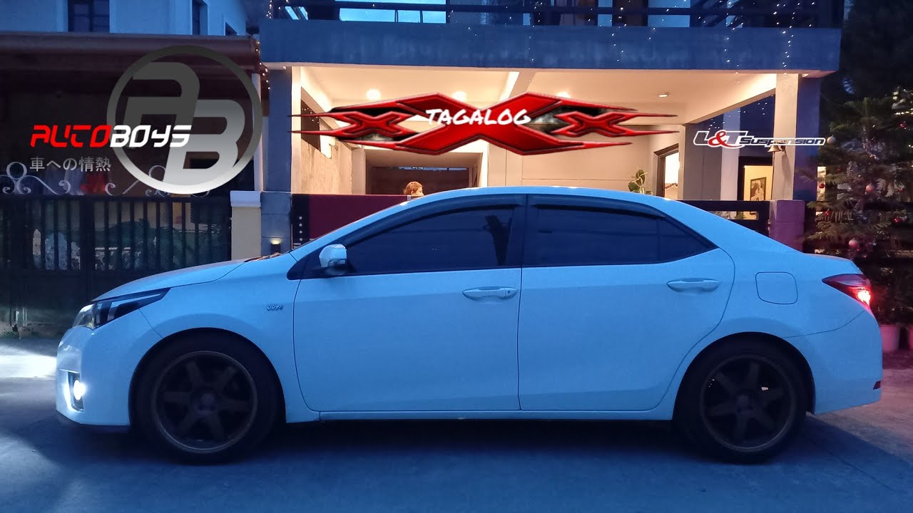 L&T Lowering springs on Toyota Altis installed by triple X at Autoboys