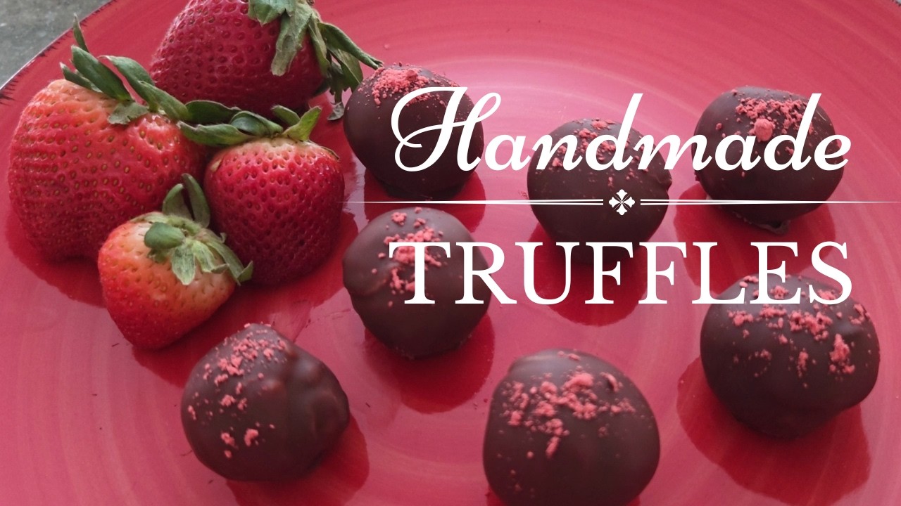 Prophecy Chocolate | Making Strawberry-Rose Chocolate Truffles #chocolate #chocolatetruffle 