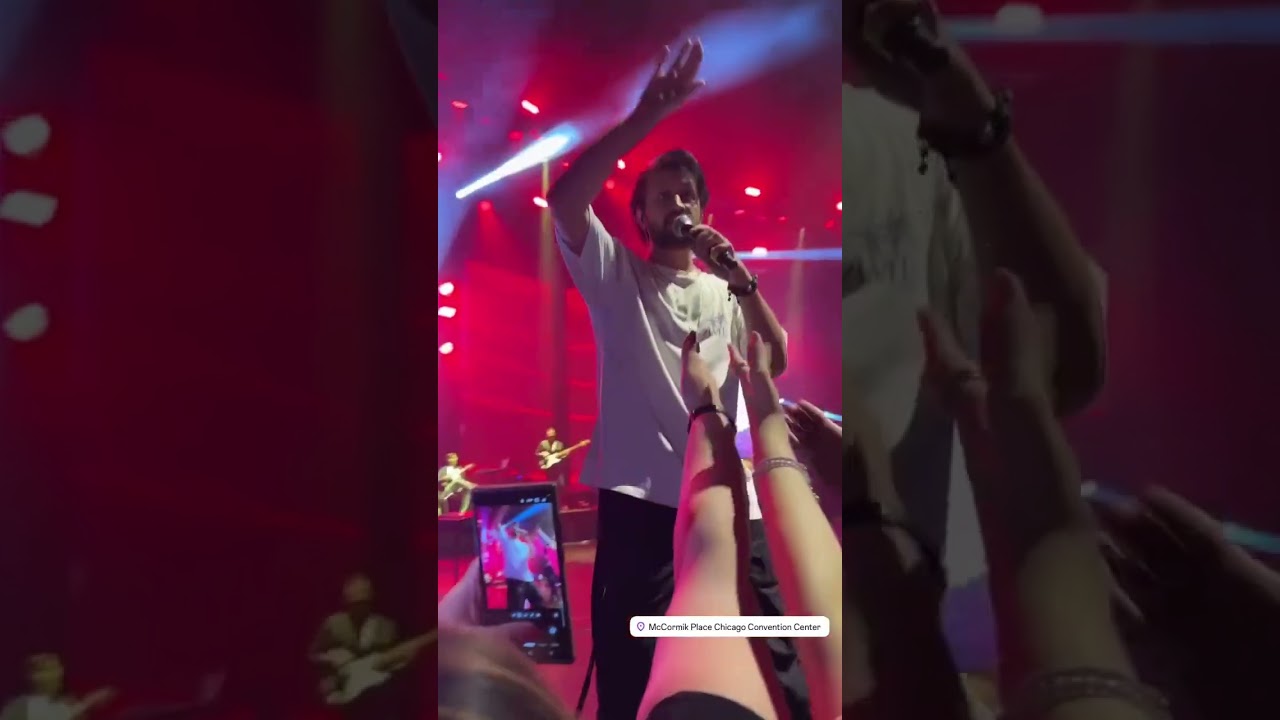 Atif Aslam live performing at Chicago #concert #atifaslam #ibrahimpadiyar #chicago