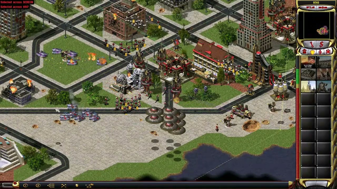 Yuri's Revenge 1vs 7 powder king map