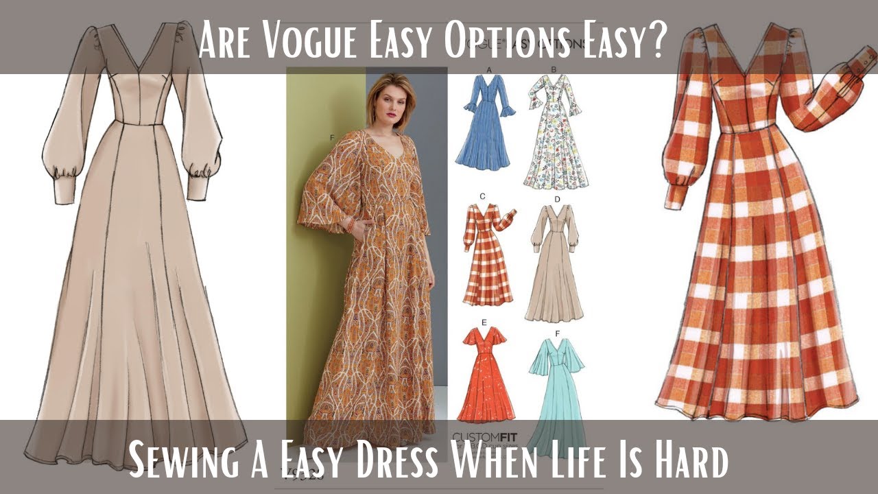 Sewing A Vogue Very Easy Option V9328: The Perfect Sewing Project For Beginners