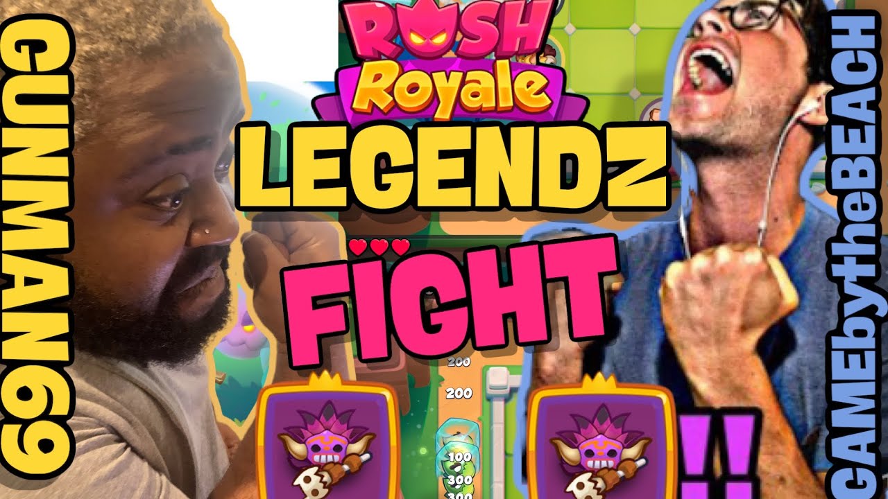 WHEN TWO LEGENDS COLLIDE, SOMETHING LEGENDARY(RUSH ROYALE)feat: Gamebythebeach