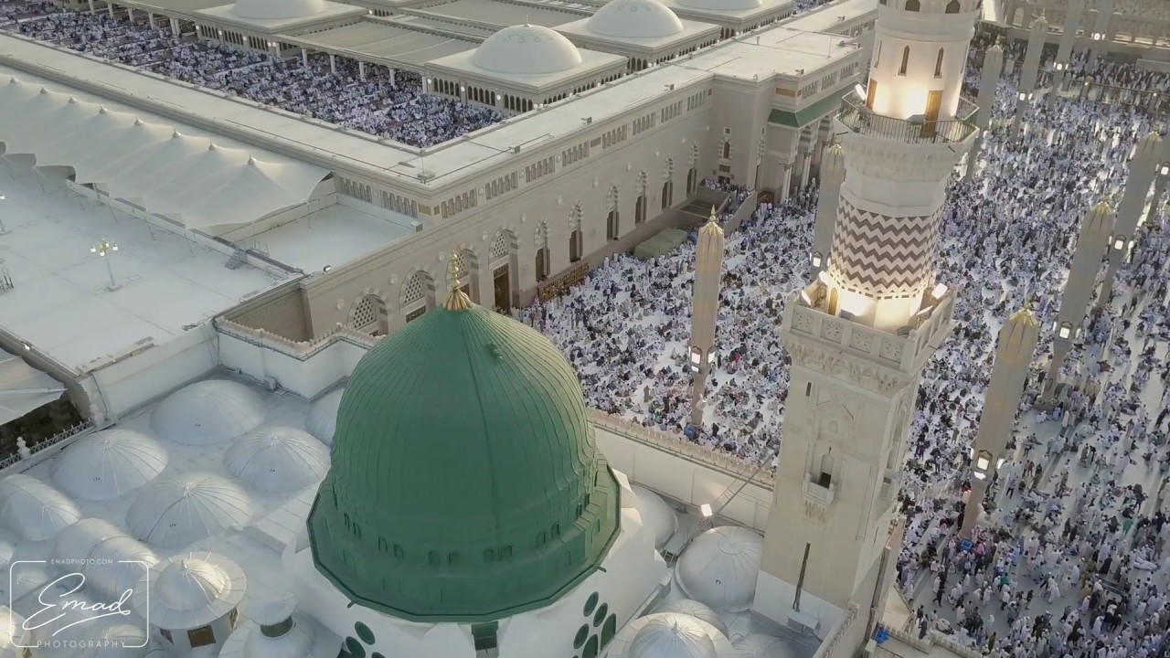 المسجد النبوي الشريف من السماء