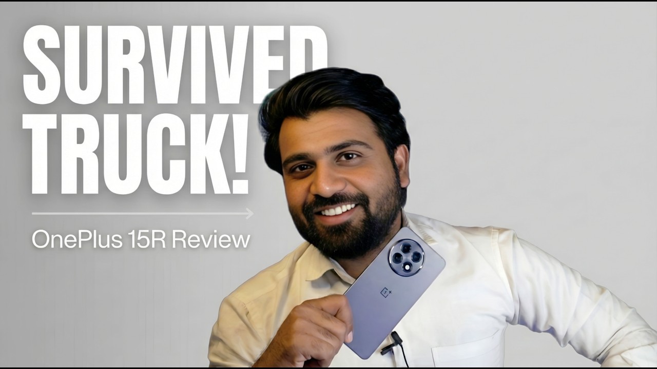 Does the OnePlus 13R Break Easier than the 15? Truck Test!