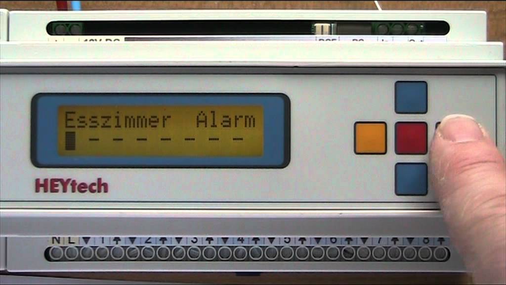 HEYtech Alarm-Setup