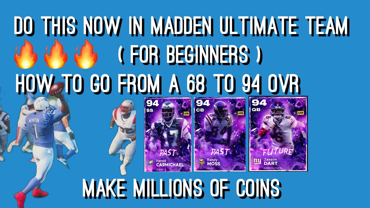 DO THIS !! HOW TO GO FROM A 68 OVR TO 94 OVR For Beginners !!! Make MILLIONS OF COINS IN MUT !!