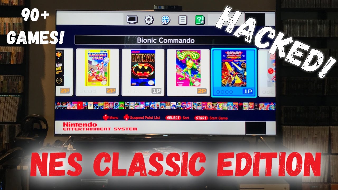 NES Classic Edition - HACKED! - Which 60 Games Did I Add?