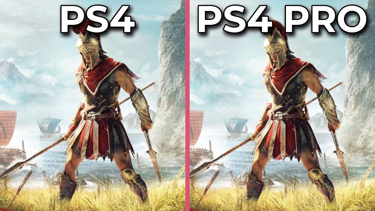 Assassin's Creed Odyssey – PS4 vs. PS4 Pro Frame Rate Test & Graphics Comparison