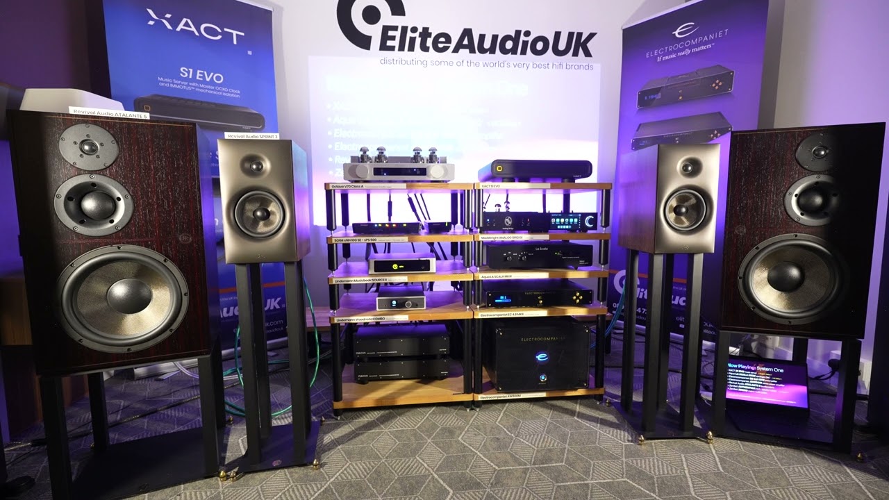 2025 The Bristol Hi-Fi Show - Elite Audio UK - Revival Audio ATALANTE 5 / Electrocompaniet / Aqua