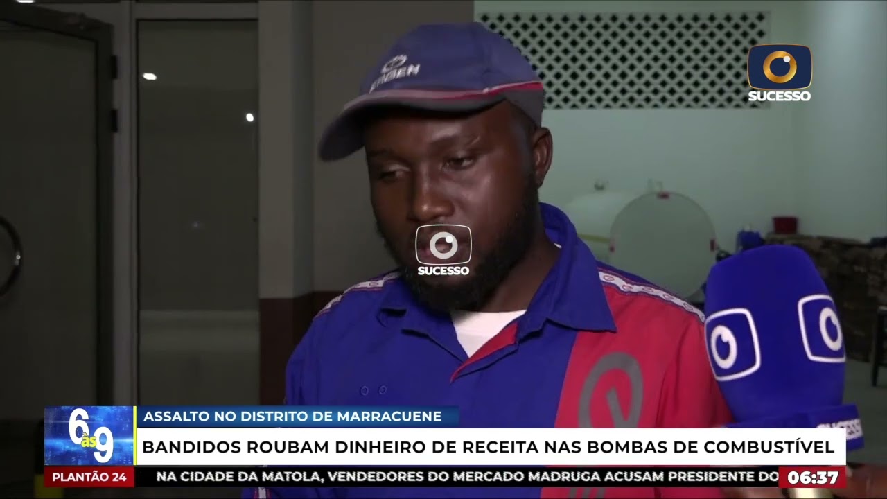 HOMENS ARMADOS ASSALTAM POSTO DE COMBUSTÍVEL E ROUBAM MUITO DINHEIRO EM MARRACUENE