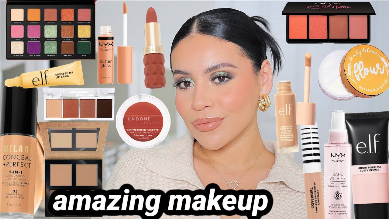 Best Makeup Under $15 🤩 *All Drugstore* Full Face Nothing New!