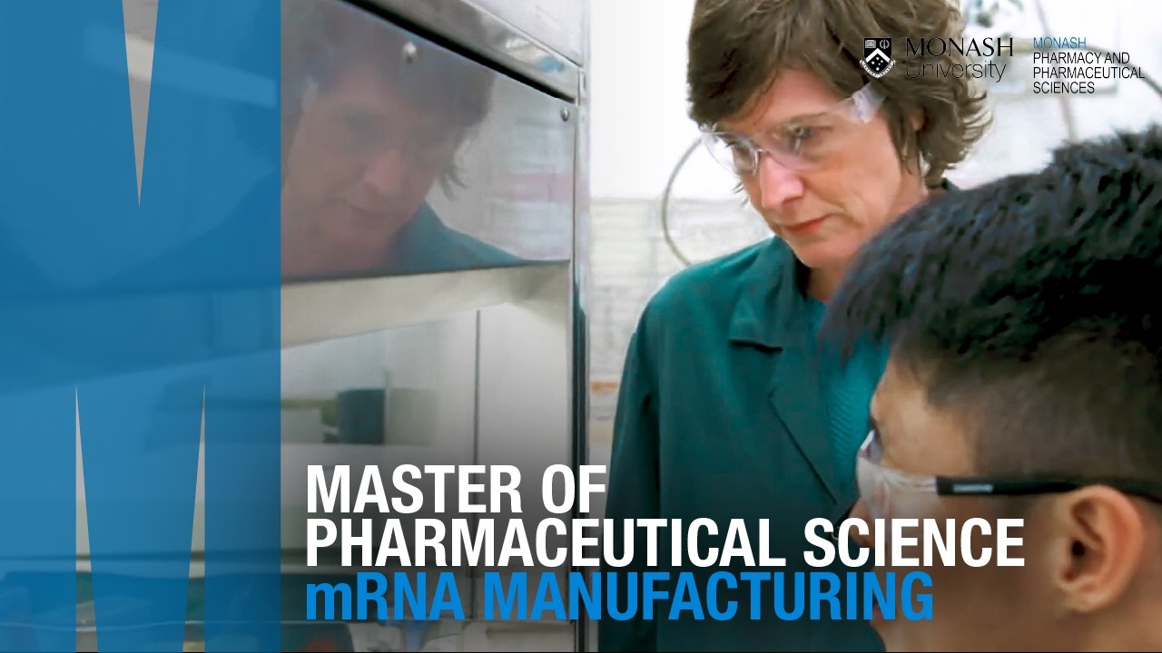 Master of Pharmaceutical Science: mRNA manufacturing