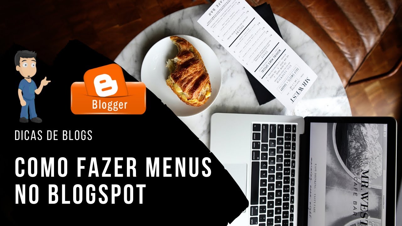 Como criar menus e inserir postagens no Blogger