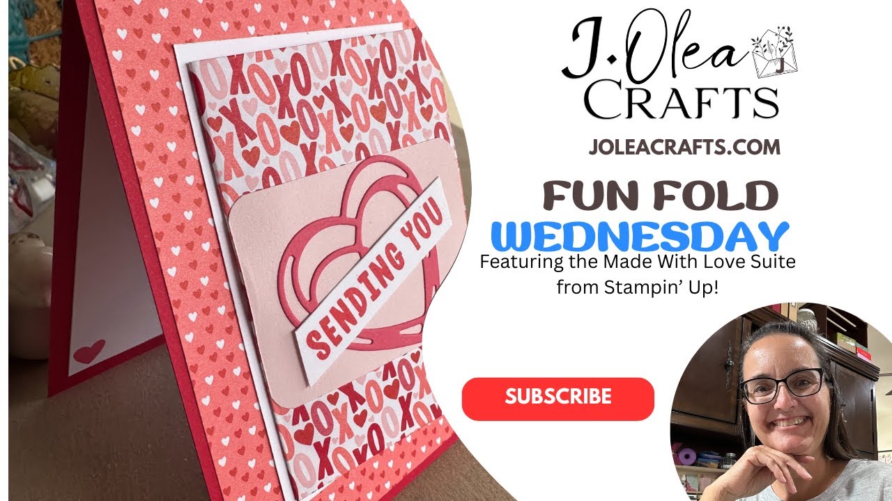 Paper Crafting Fun! Fun Fold 1/28/26 featuring the Made with Love Suite from Stampin' Up!