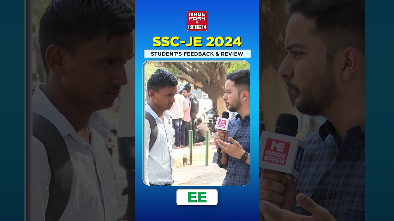 SSC JE 2024 Exam | EE | How Difficult Was It? | Student Feedback & Analysis | MADE EASY Prime
