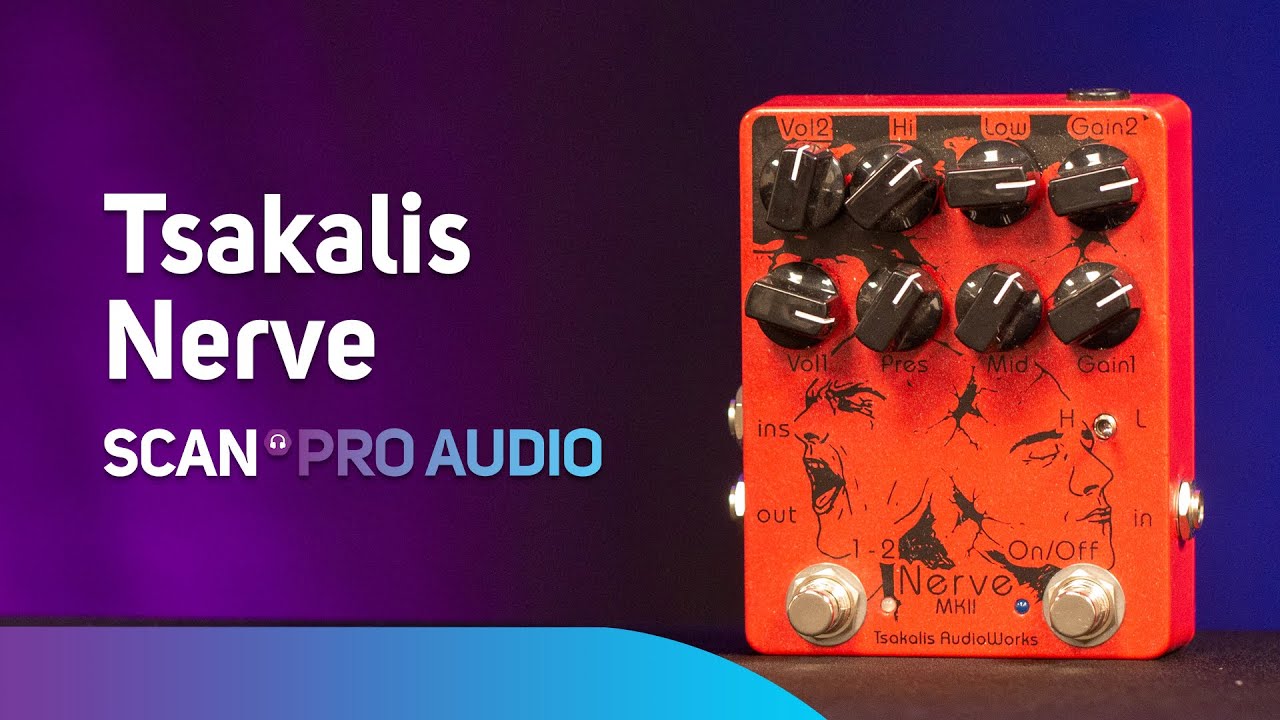 Tsakalis Nerve - Dual Channel Distortion Pedal