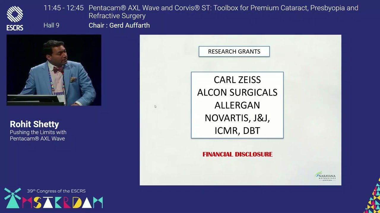 Pentacam® AXL Wave and Corvis® ST  Toolbox for Premium Cataract,  Presbyopia and Refractive Surgery