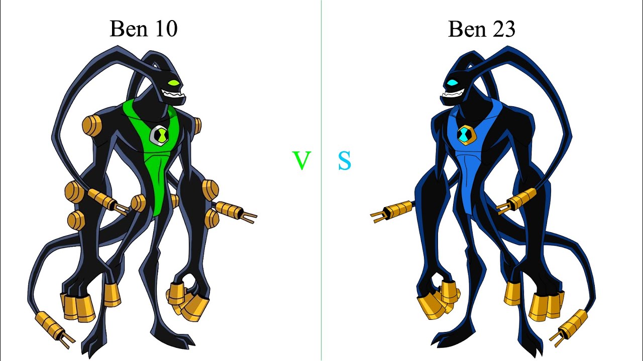Сравнение Ben 10 и Ben 23. Все части