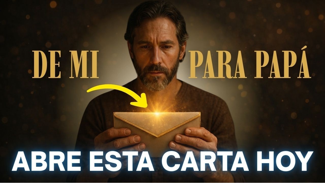 Lo que NUNCA pude decirte, PAPÁ | Esta CARTA📩 puede SANAR tu historia