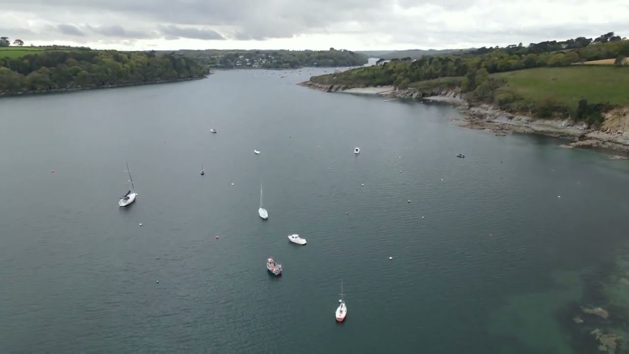 The HELFORD river from above