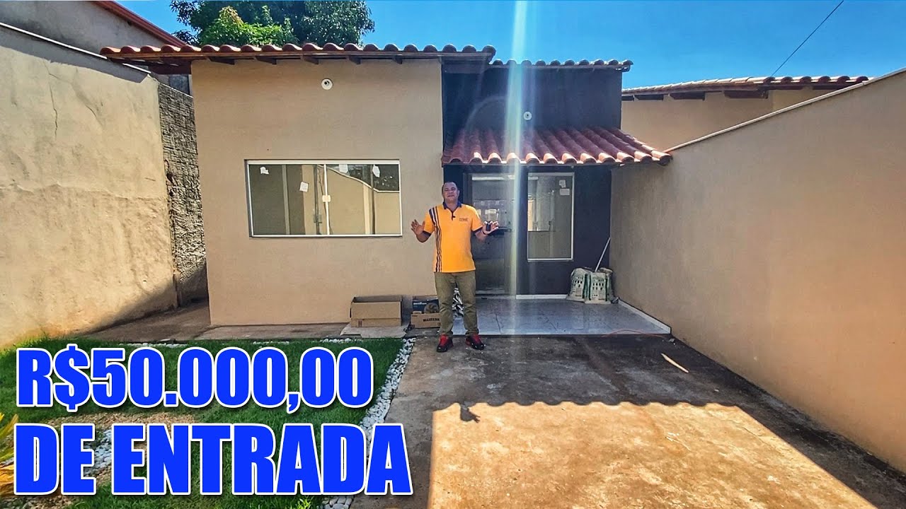 Como construir duas Casas em um lote?  Mais um Modelo Com Suite e Frente Larga. 220 mil