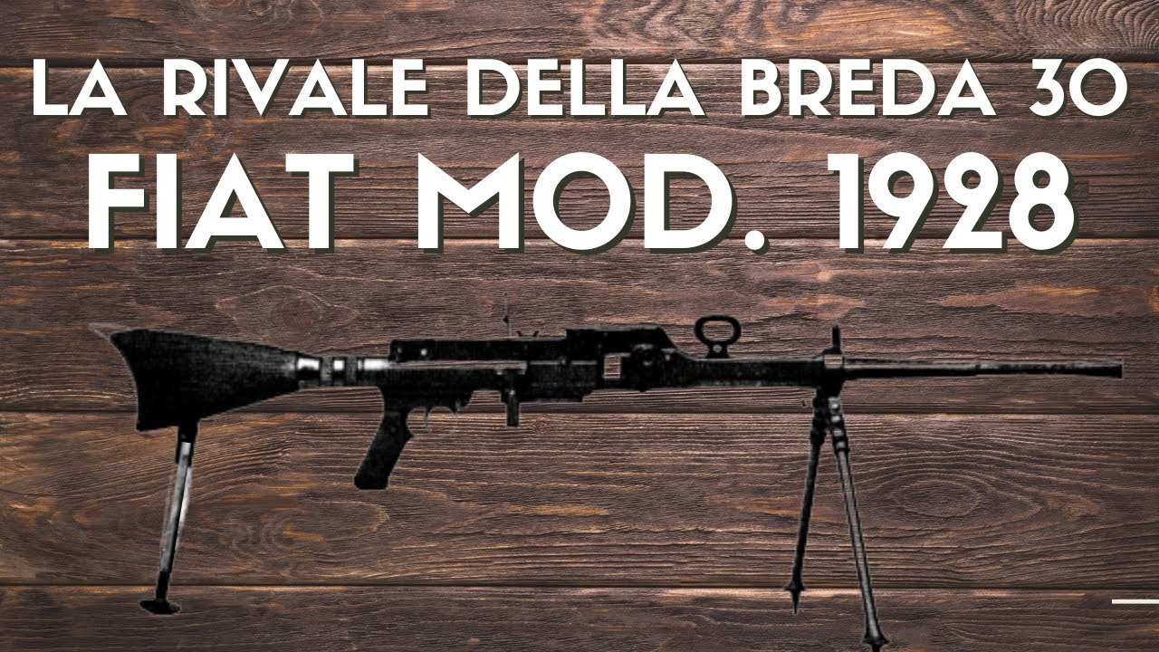 La RIVALE della BREDA 30: mitragliatrice Fiat Mod. 1928
