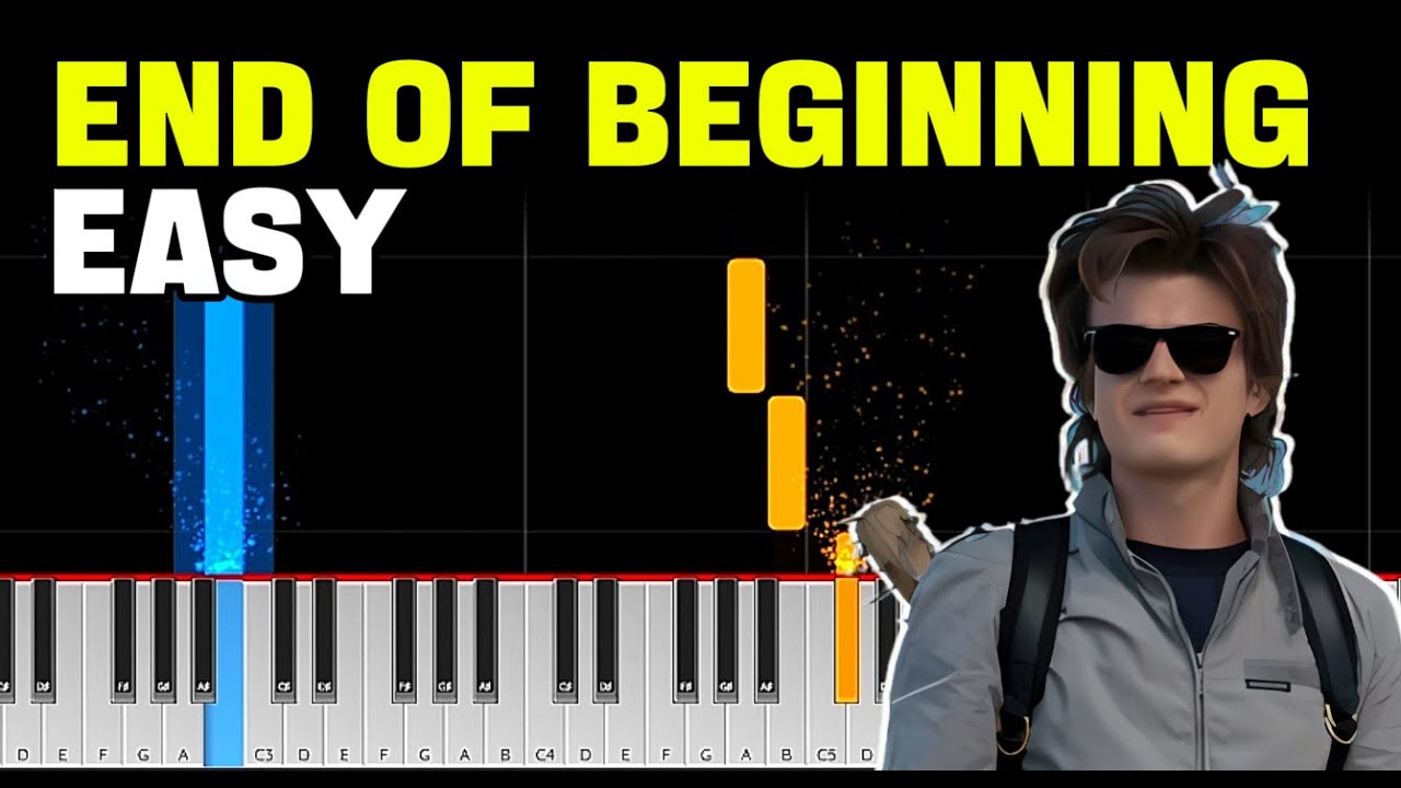 End of Beginning &ndash; Easy Piano | Djo (Joe Keery) Beginner Arrangement