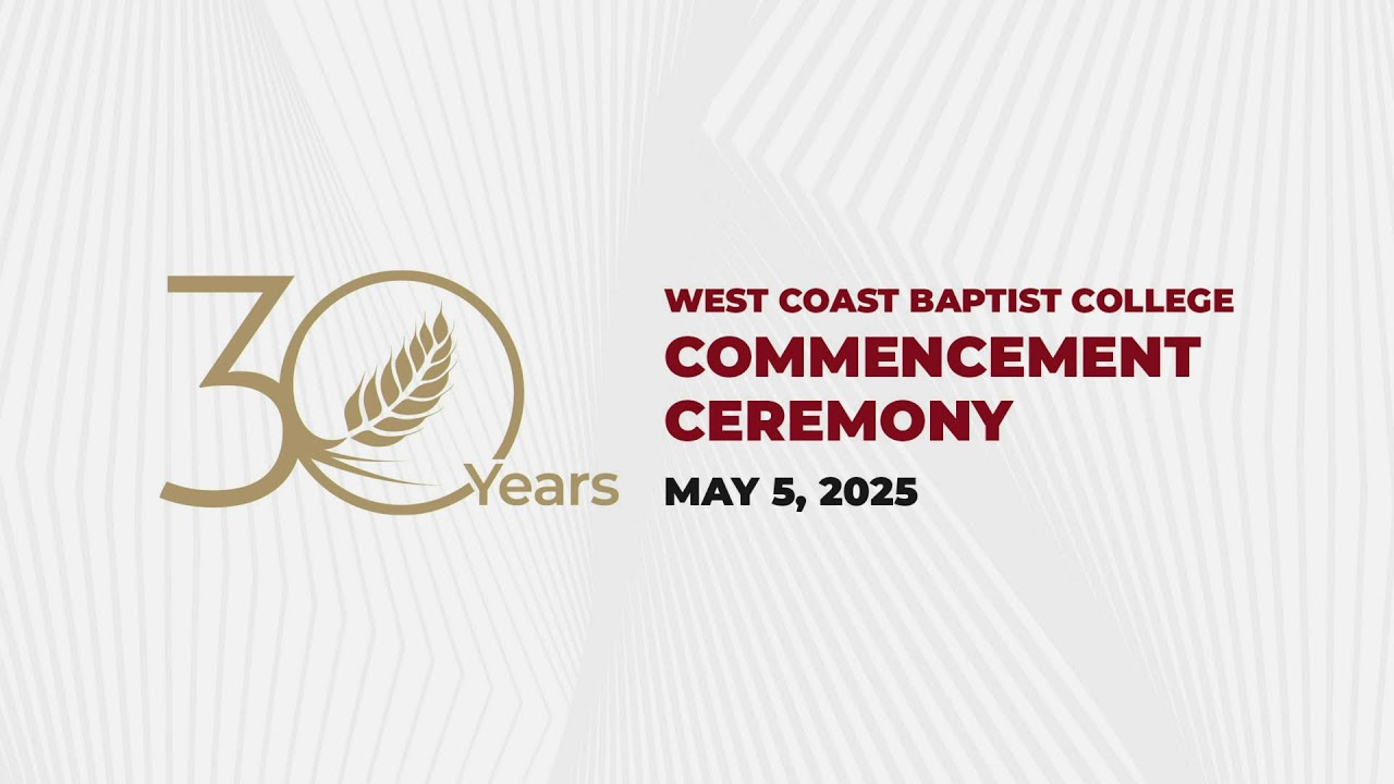 May 5, 2025 - WCBC Commencement Ceremony