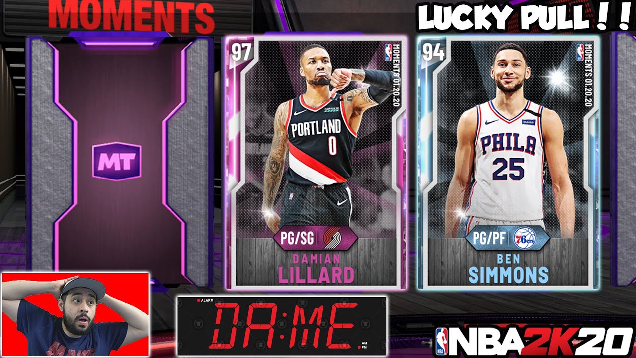 SUPER LUCKY PINK DIAMOND PULL WITH PINK DIAMOND DAMIAN LILLARD IN NBA 2K20 MYTEAM PACK OPENING