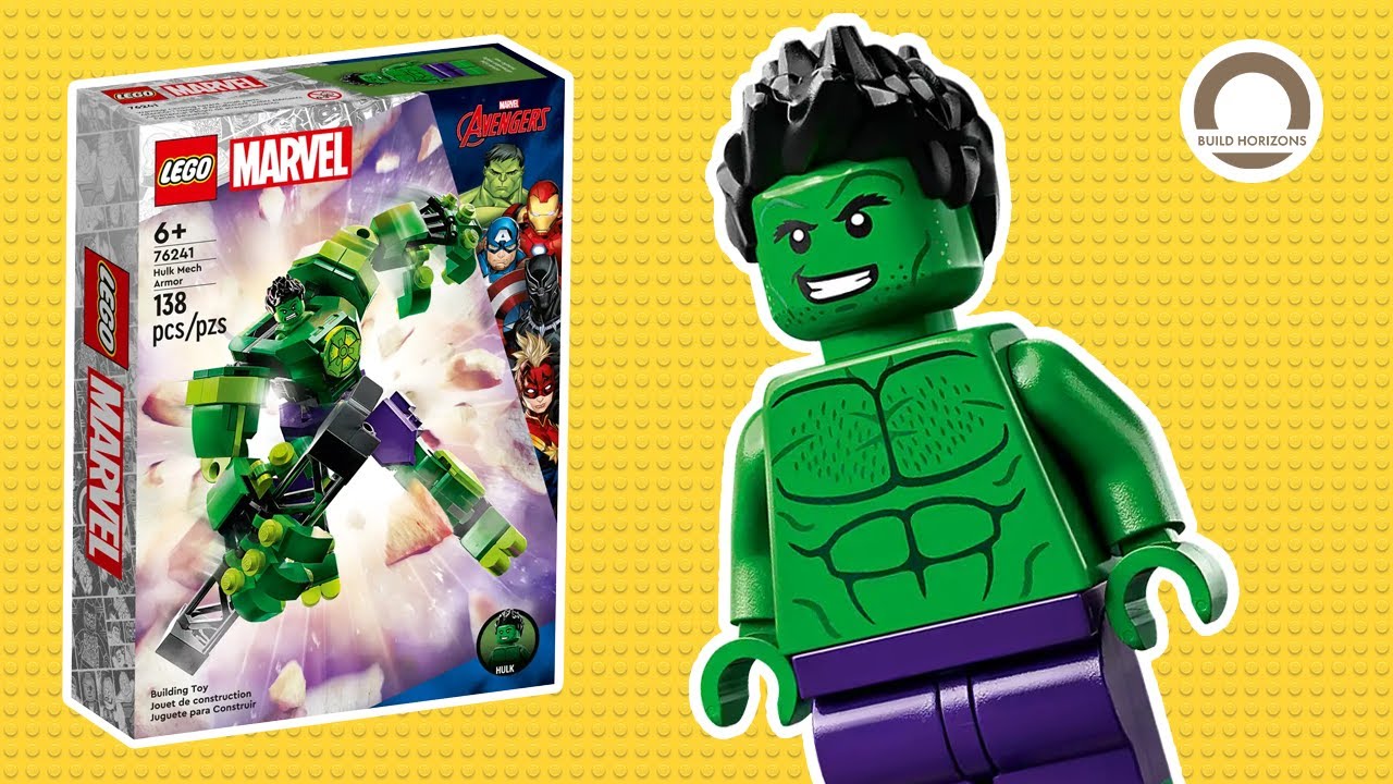 LEGO Marvel 76241 Hulk Mech Armor &ndash; Power-Packed Speed Build!