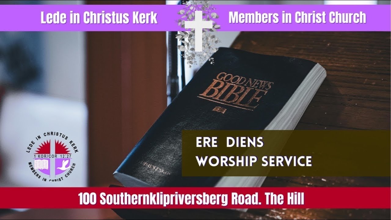 Live streaming of/Regstreeks uitsending. Lede in Christus Oase Johannesburg-Suid. 15 February 2026.