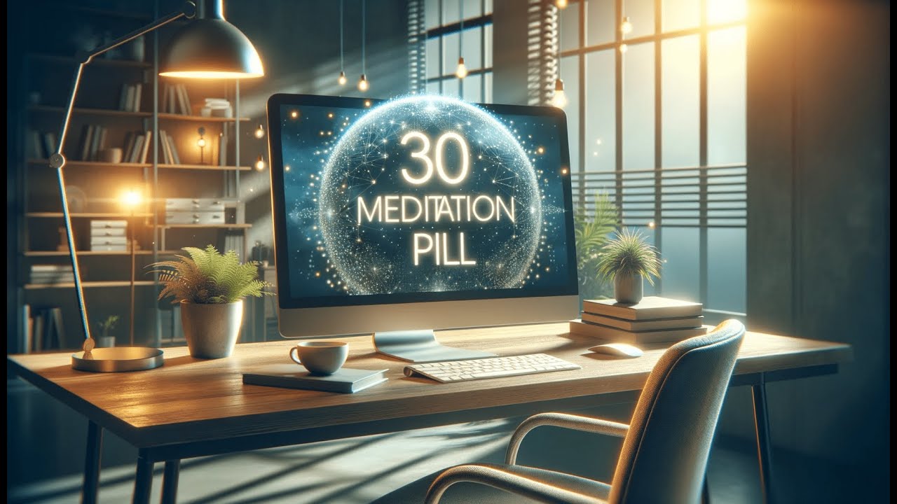 🧘&zwj;♂️ Pill Meditation Boost: 30-Min Office Productivity Enhancer 🖥️✨
