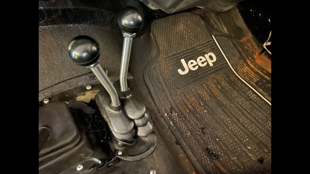 Jeep CJ twin stick installation Dana 20