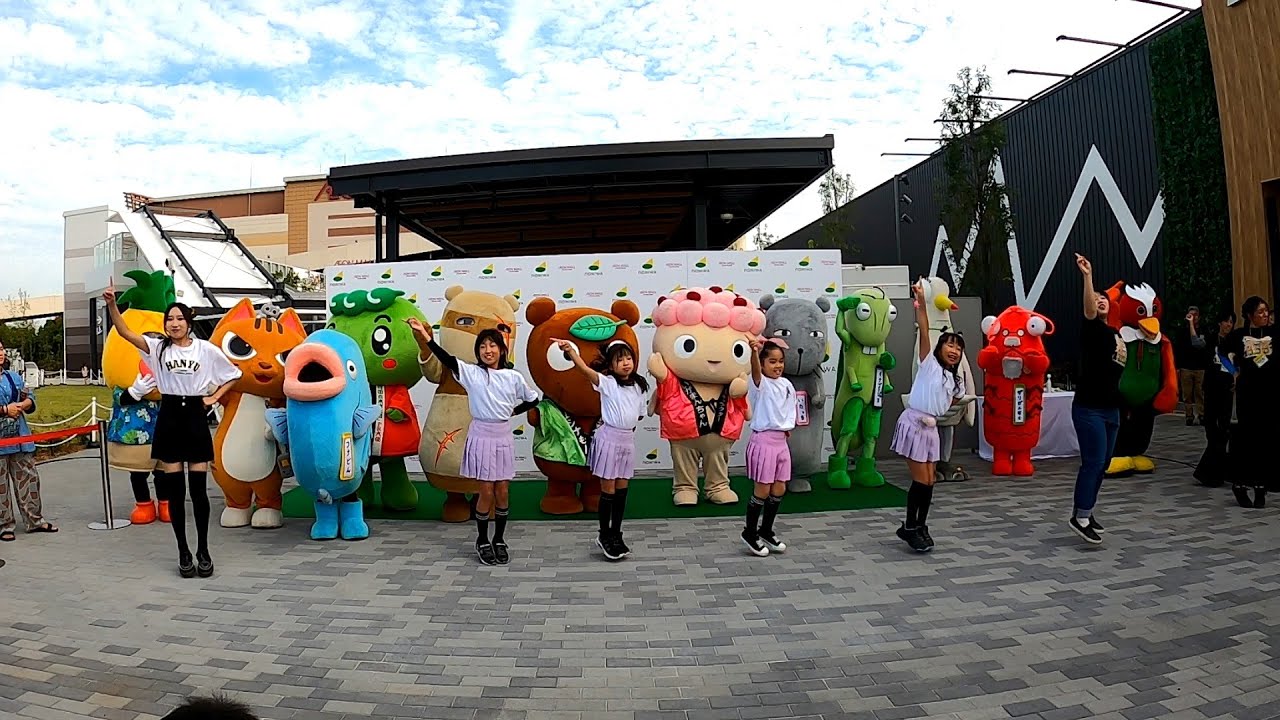 20231014　世界キャラクターさみっとin羽生　カウントダウンイベント　ムジナキッズ特集