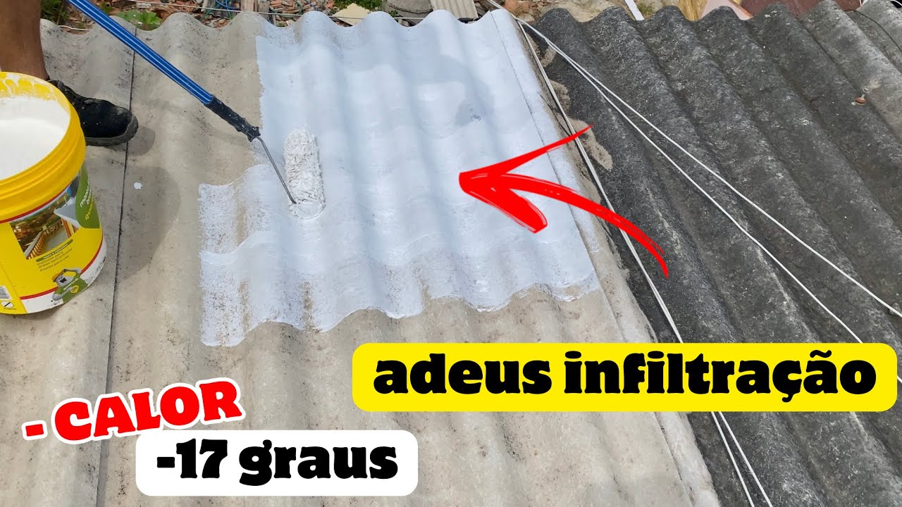 O que parecia IMPOSSÍVEL ficou fácil.. ADEUS INFILTRAÇÃO E CALOR NO TELHADO