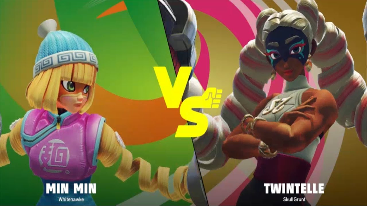 ARMS - Whitehawke (Min Min) vs SkullGrunt (Twintelle)