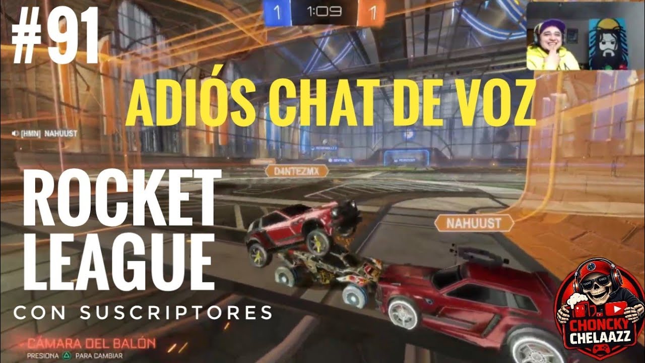 Adiós chat de voz (Retas de Rocket League con suscriptores y 1vs1 #91) 