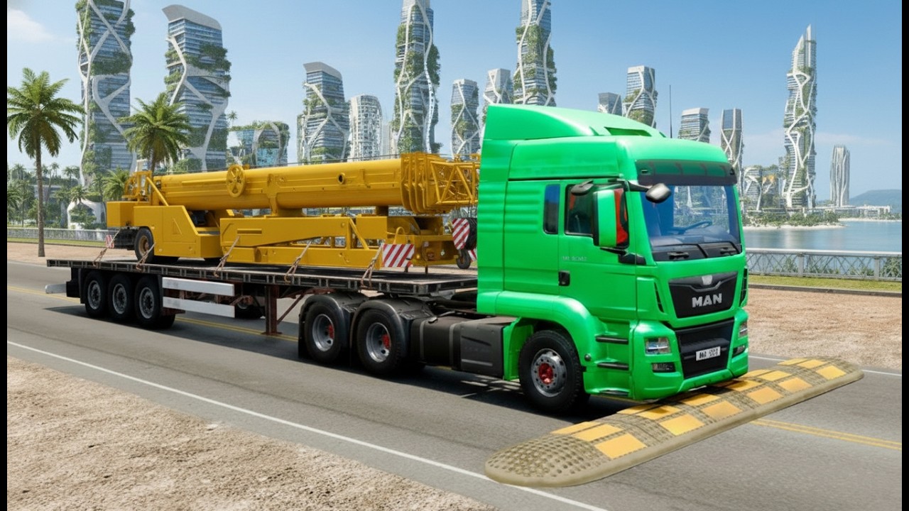 Truck vs Speedbumps | BeamNG Drive  #shortvideo #beamngdrive #shorts #india #truck #speedbump