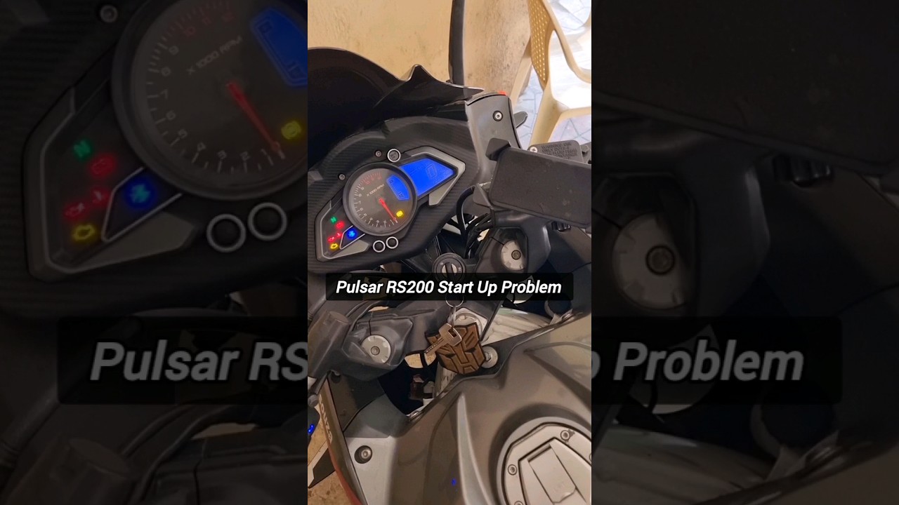 Проблема с запуском Pulsar RS200 &mdash; Помощь ⚠️ #shorts #bajajpulsar Низкий заряд батареи?