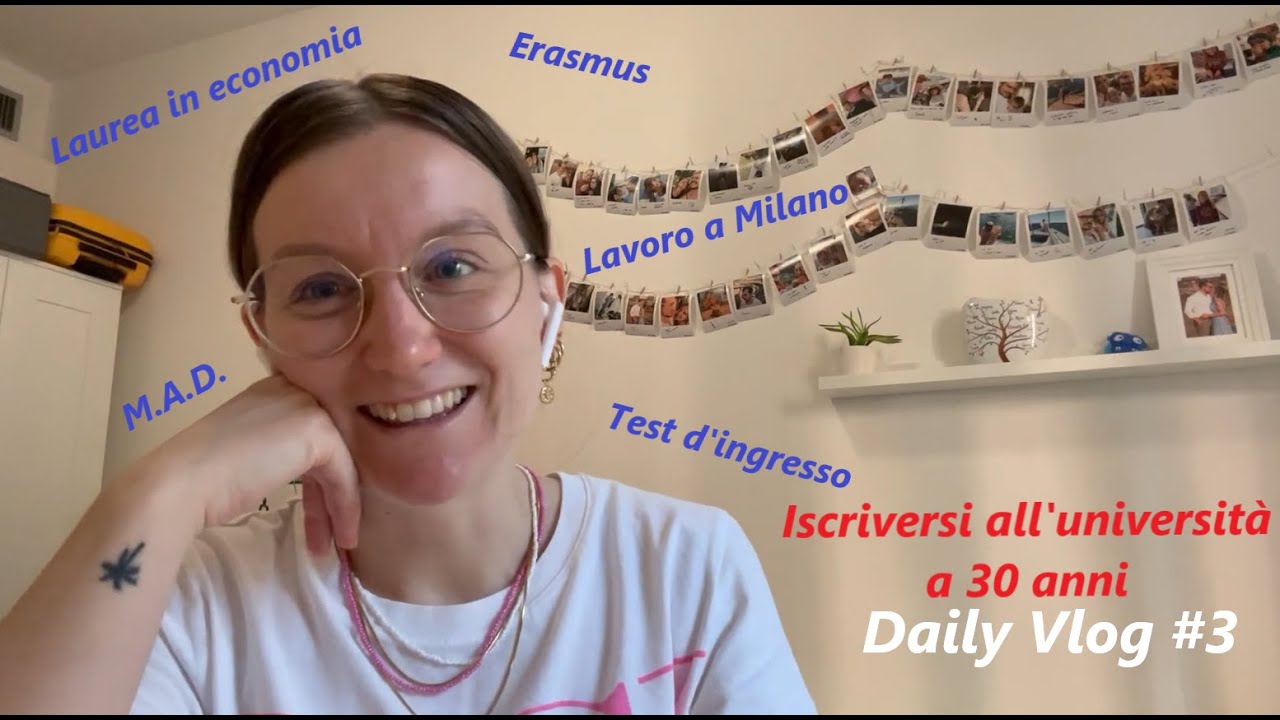 ISCRIVERSI ALL'UNIVERSITA' A 30 ANNI (la mia storia) - Daily Vlog #3