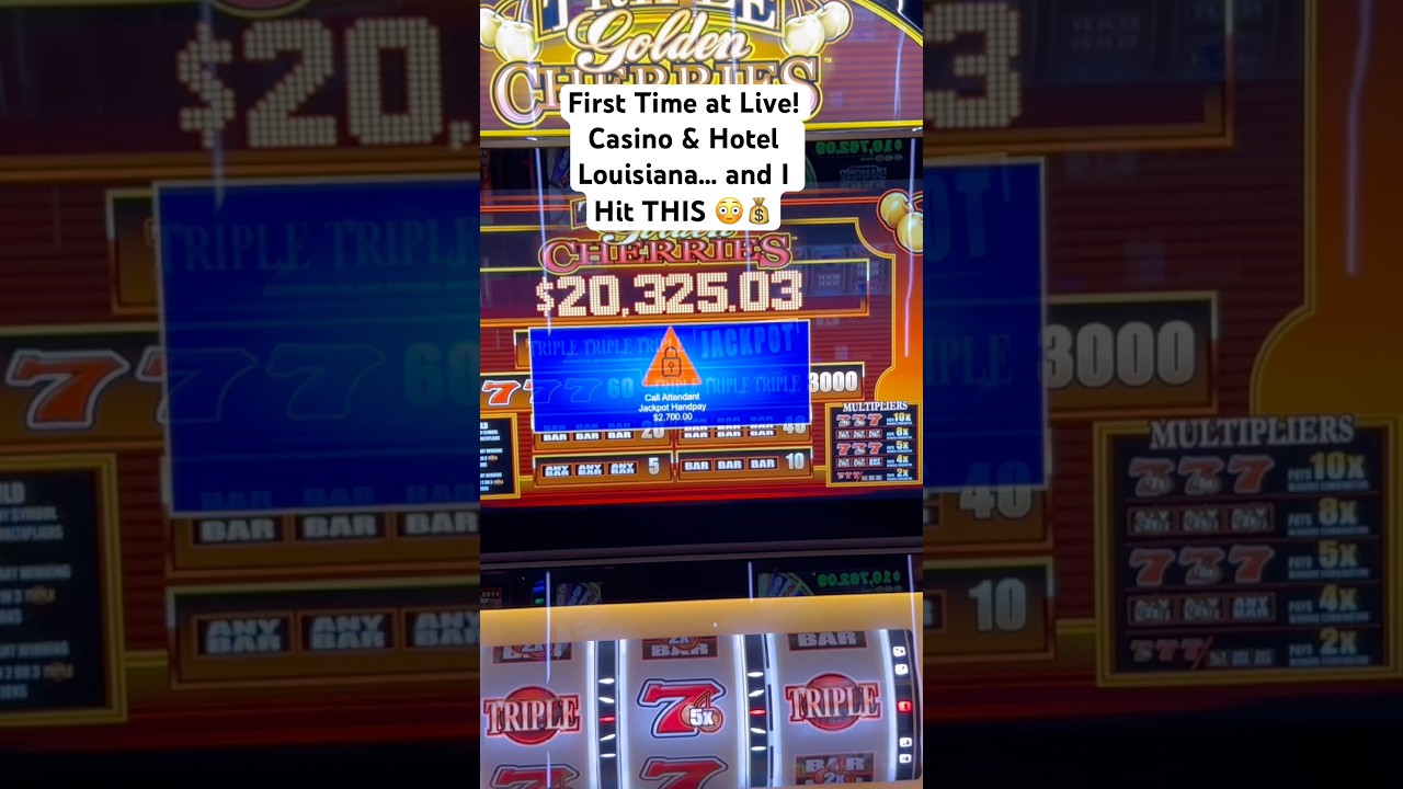 First Time at Live! Casino & Hotel Louisiana… and I Hit THIS 😳💰