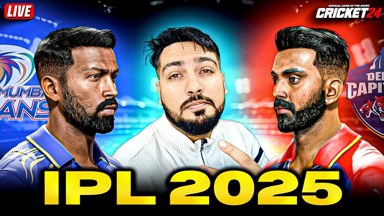 Mumbai Indians vs Delhi Capitals IPL 2025 Do or Die Intense Match 🔥 | Cricket 24 Live | RtxVivek