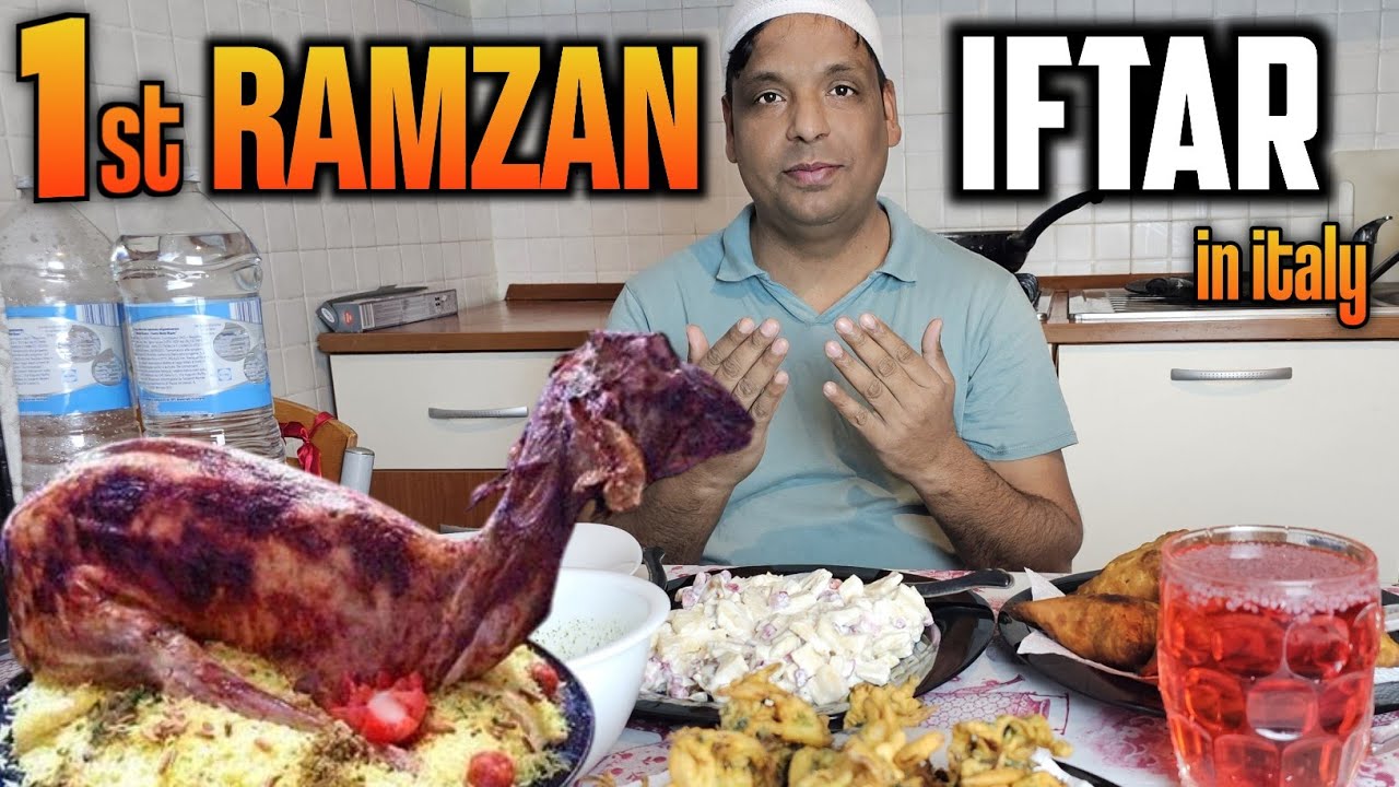 First RAMADAN IFTAR in italy 🇮🇹 | first ramzan iftar | ramadan mubarak